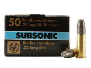 RWS .22lr Subsonic HP Ammo (50 ROUNDS)