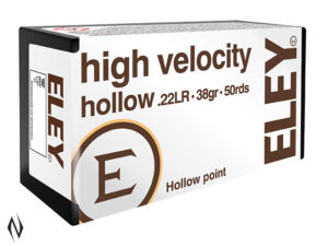 ELEY 22LR HIGH VELOCITY HP 1250FPS (50pcs)