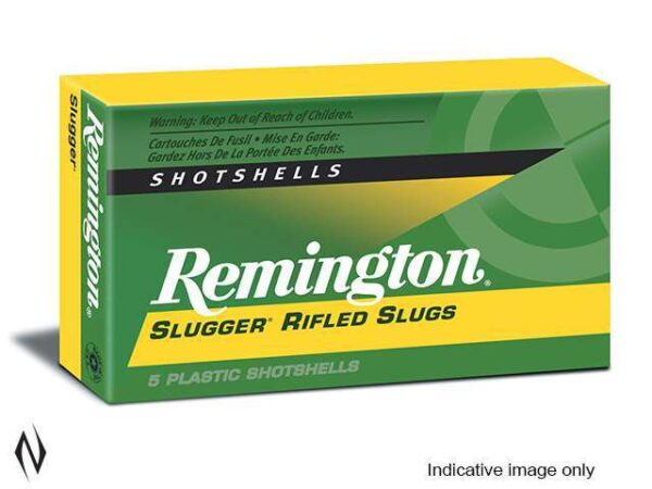 REMINGTON 12 GAUGE HIGH VELOCITY SLUGGER 24GR 1800FPS RIFLED SLUGS – 5 PACK