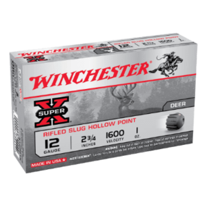 Winchester Super X 12G rifled slug 2-3/4 Inch 28gm (5 Rounds)