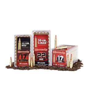 Hornady 17 Mach 2 – 17 gr V-max Ammo pack 50